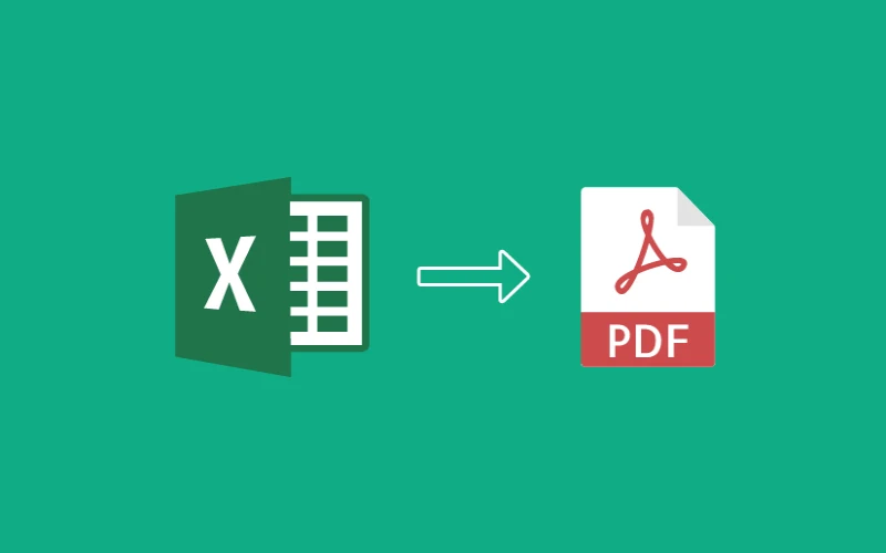 convert excel to pdf