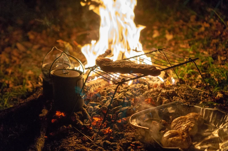 essential equipment for campfire cooking kit