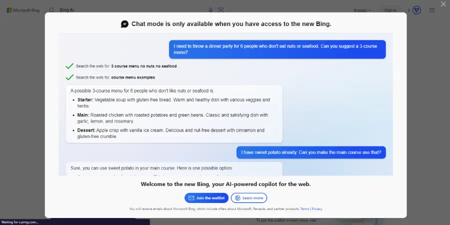 New Feature: Accessing Bing A.I. Chatbot in Windows 11