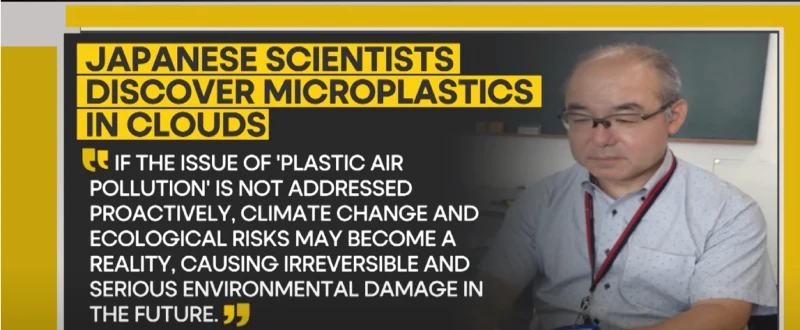 Scientist Conducting Microplastics Research