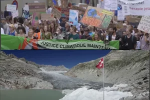 swiss protest climate change